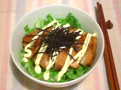照りマヨチキン丼