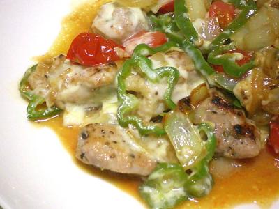 鶏肉のチーズグリル