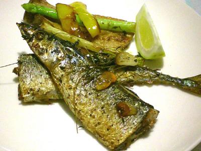 秋刀魚のハーブソテー