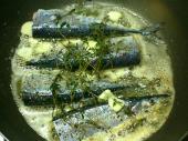 秋刀魚を焼きます