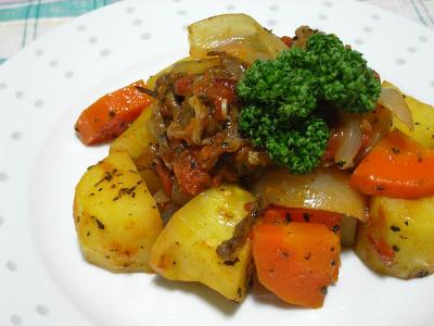トマト肉じゃが