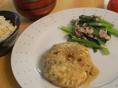 豆腐ハンバーグ定食
